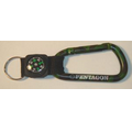 Camouflage Carabiner w/Compass Strap